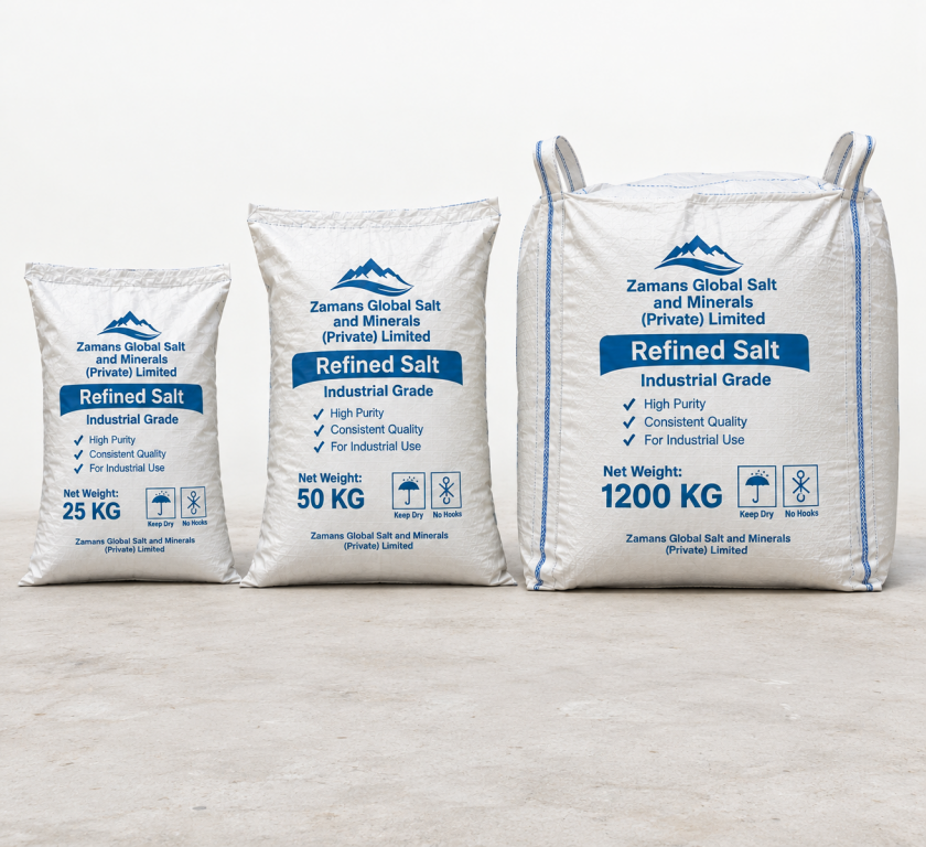 Refined Salt for Industrial Use